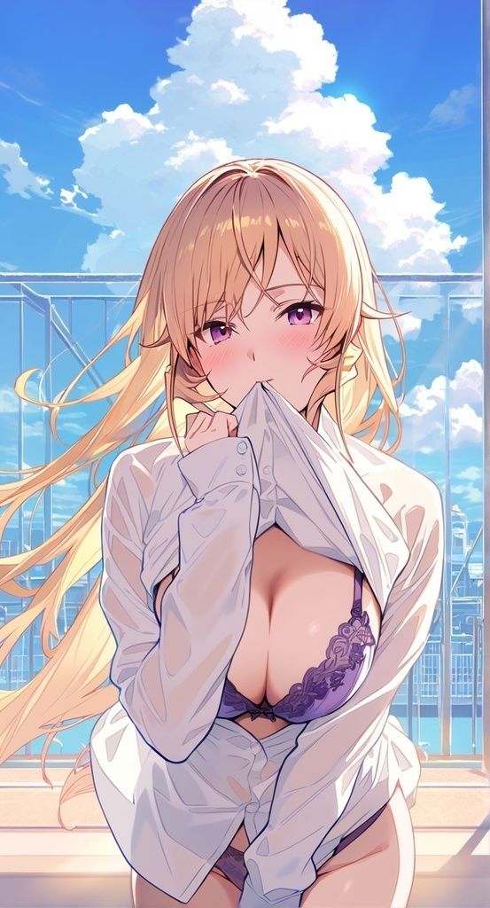 薙切えりなセクシーワイシャツ集 サンプル4ページ目