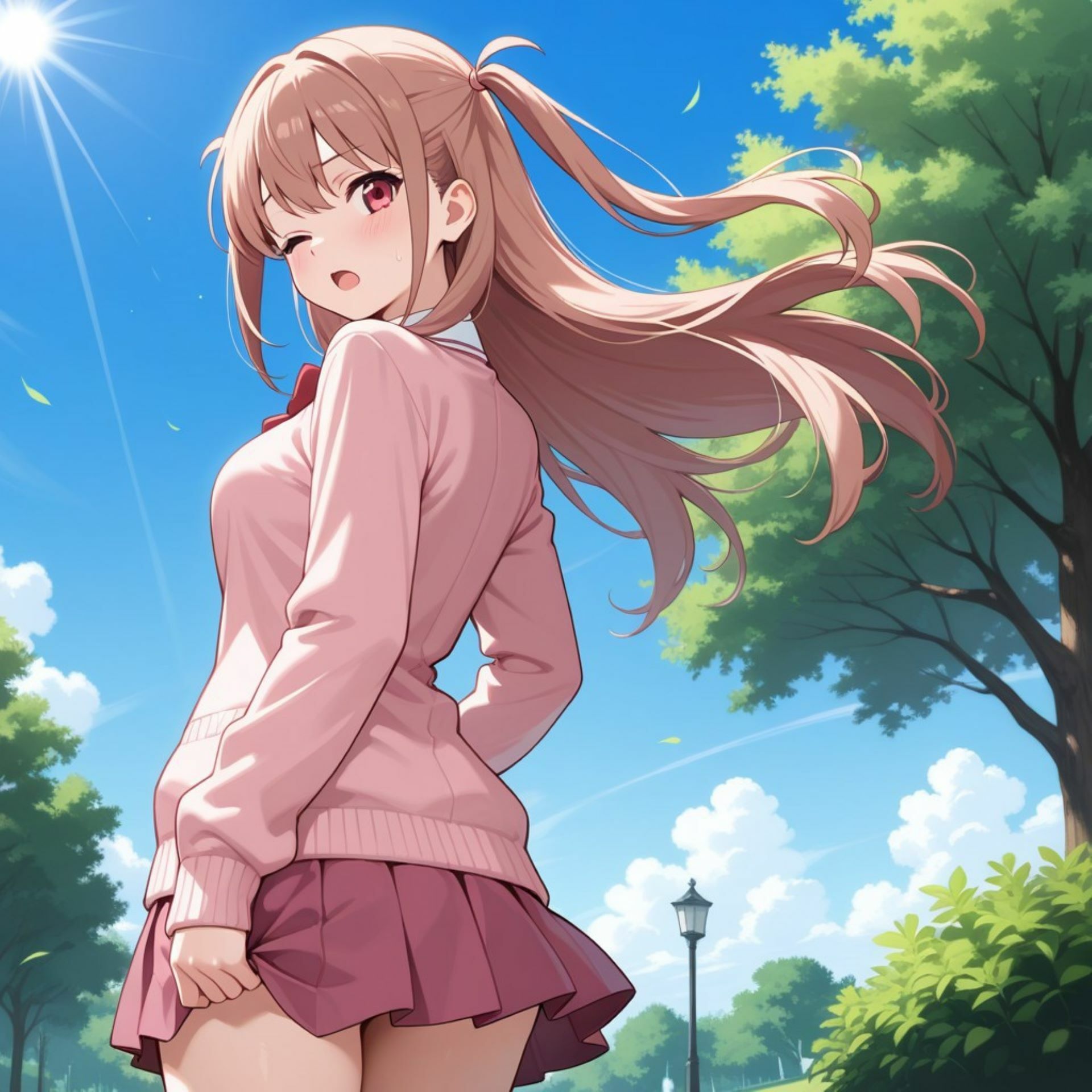 憧ちゃんのHな風（R-18版） サンプル2ページ目