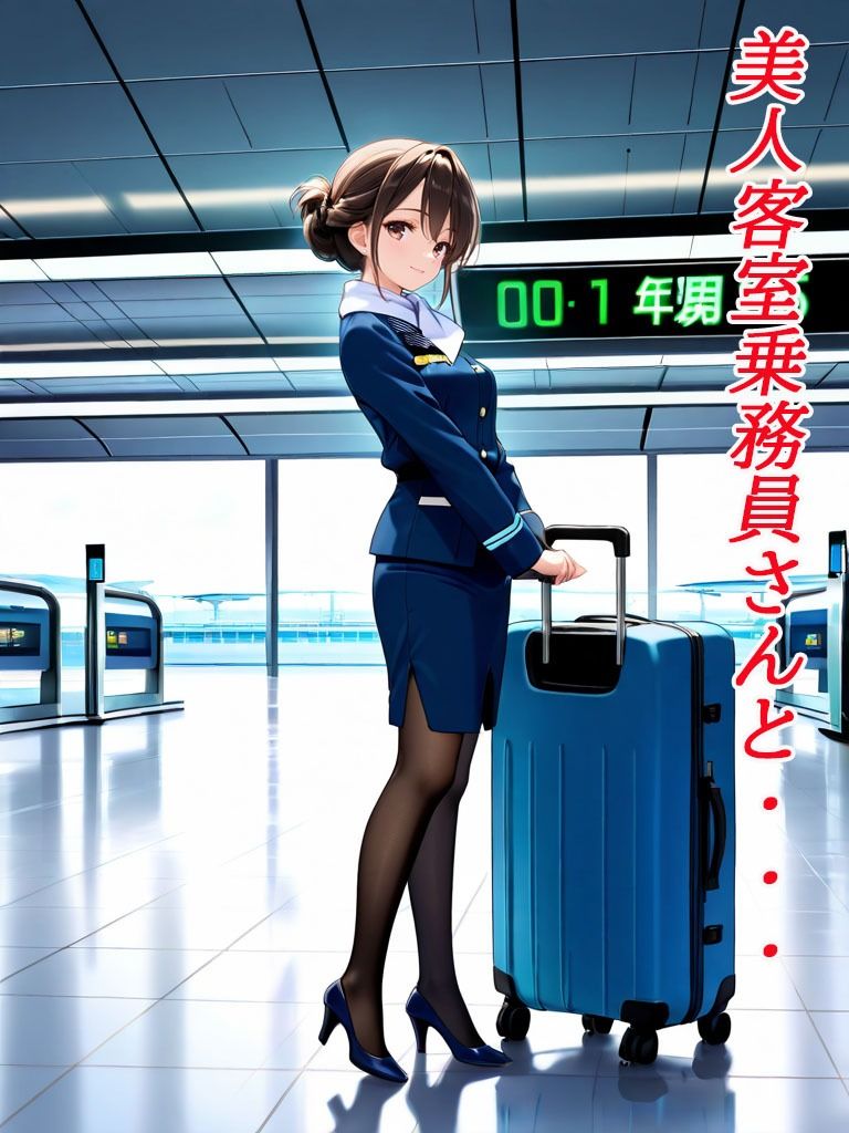 清楚なCAは性欲モンスター〜制服の奥に隠された本性〜 サンプル1ページ目