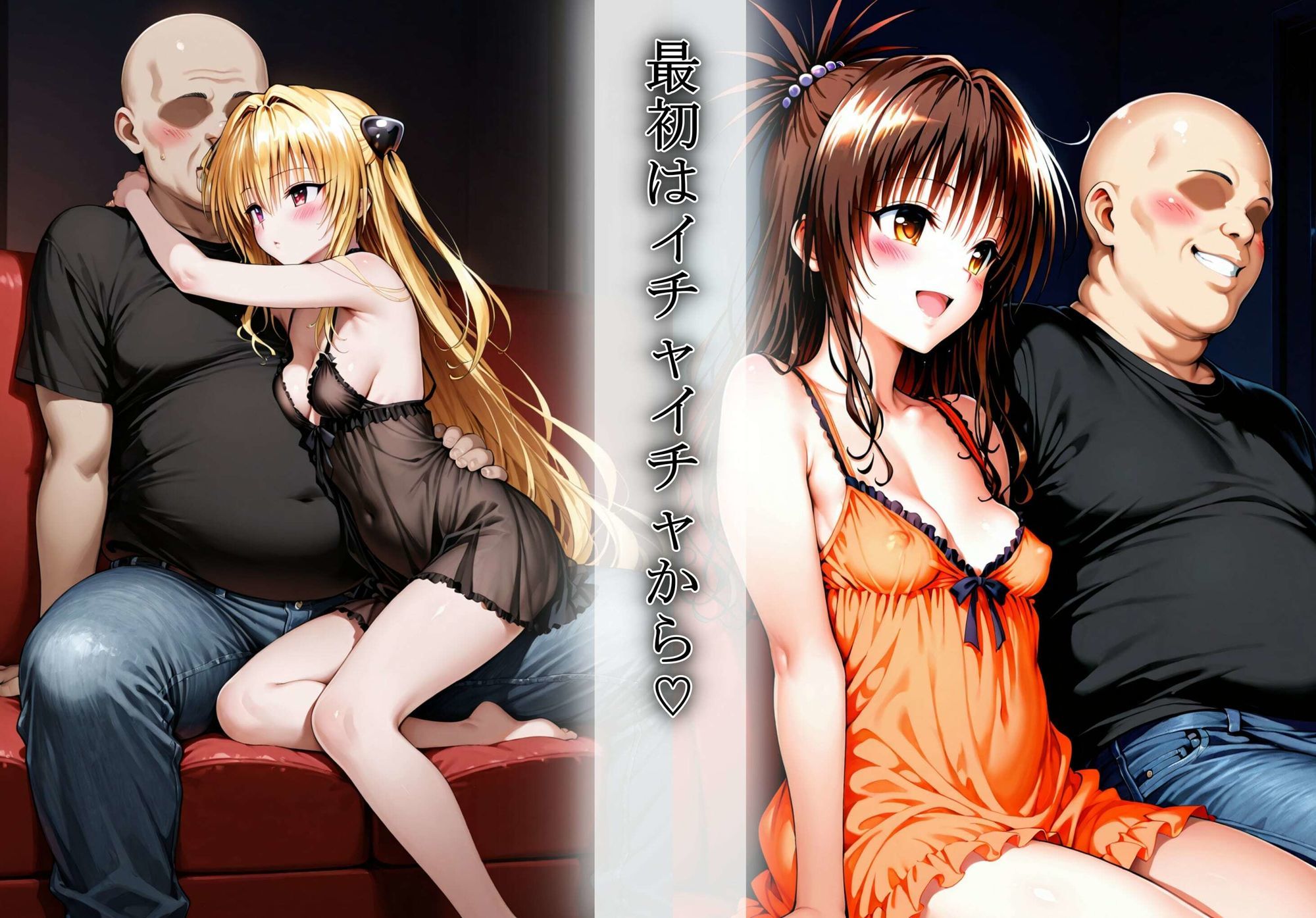 憧れのヒロインとHができるヒロイン高級ピンサロ店〜トラ〇ル ヤミ＆美柑編〜 サンプル3ページ目