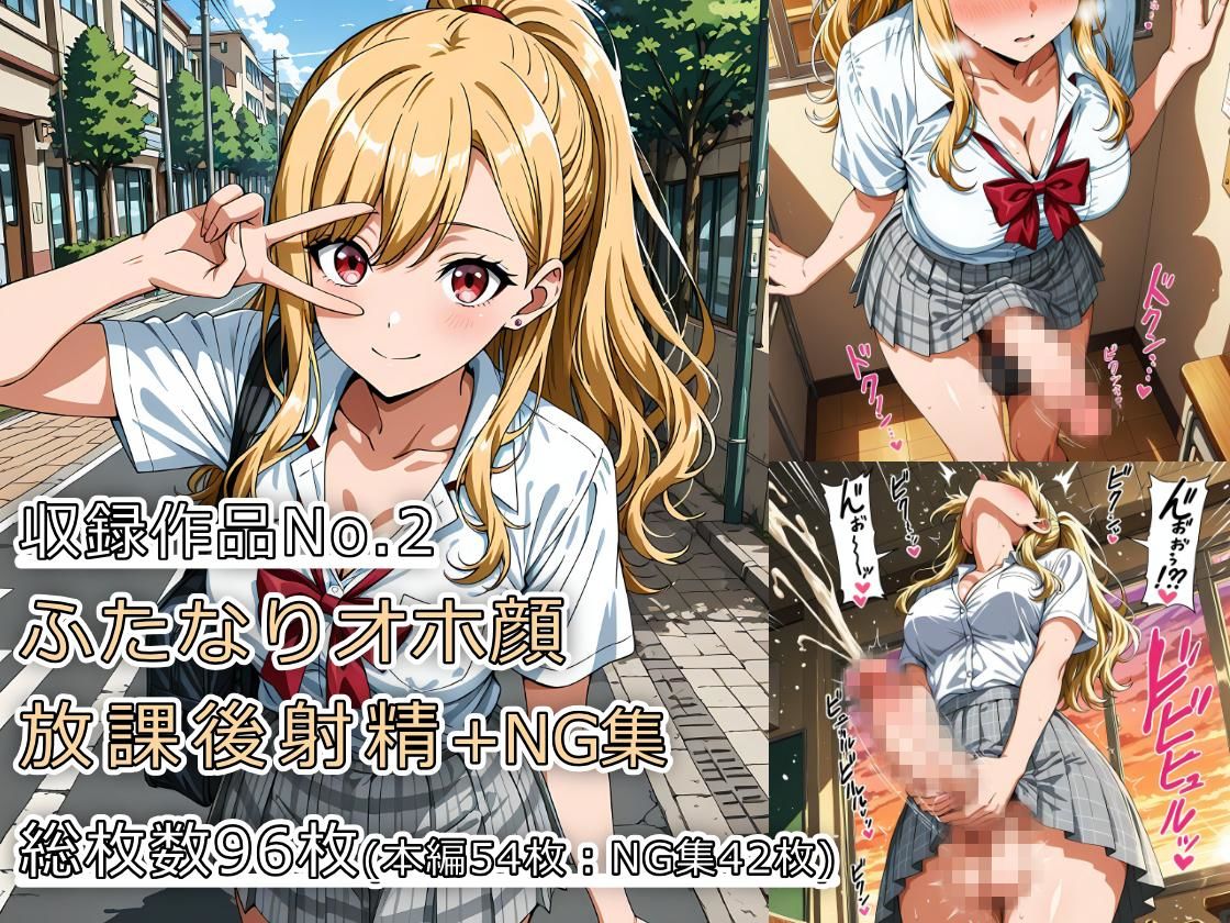 ふたなりオホ顔射精集Vol.2 サンプル5ページ目