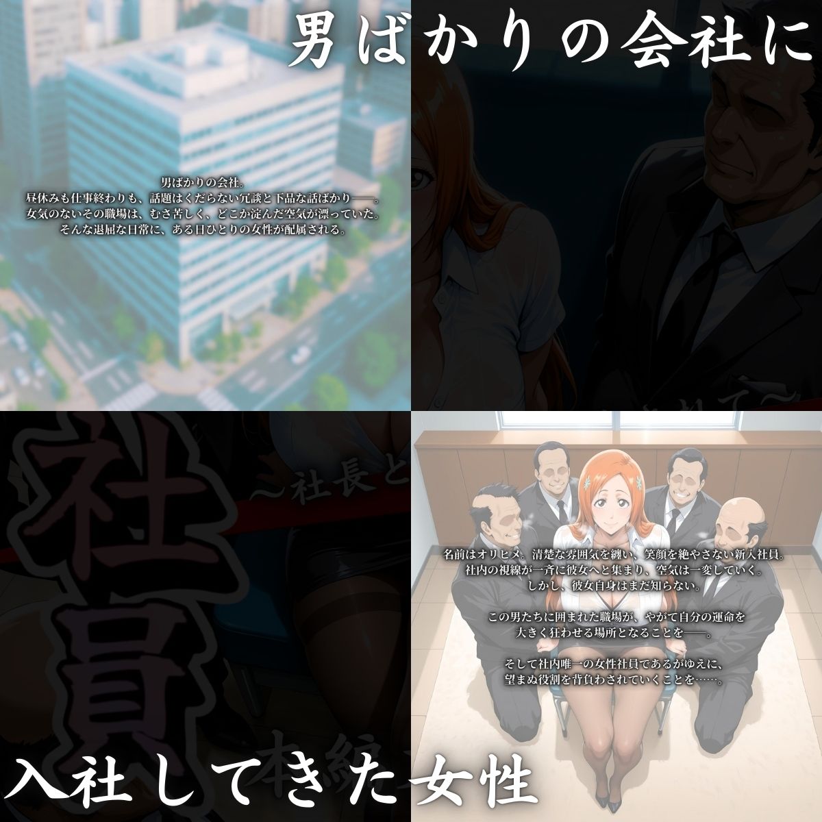 新入社員 〜社員と社長に◯姦されて〜 サンプル1ページ目