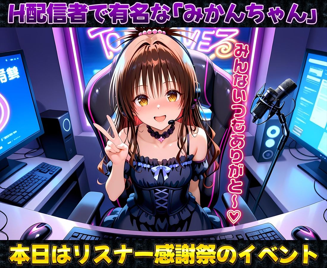有名配信者の美柑ちゃんによるHなリスナー感謝祭！ サンプル1ページ目