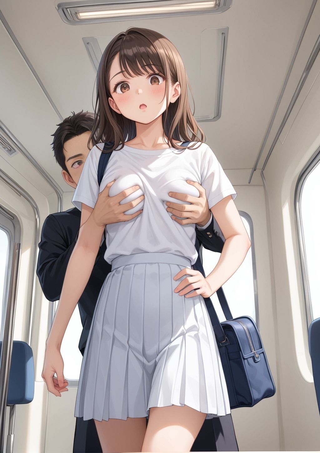 ちょっと服の上から胸を触らせてもらえませんか？ サンプル5ページ目
