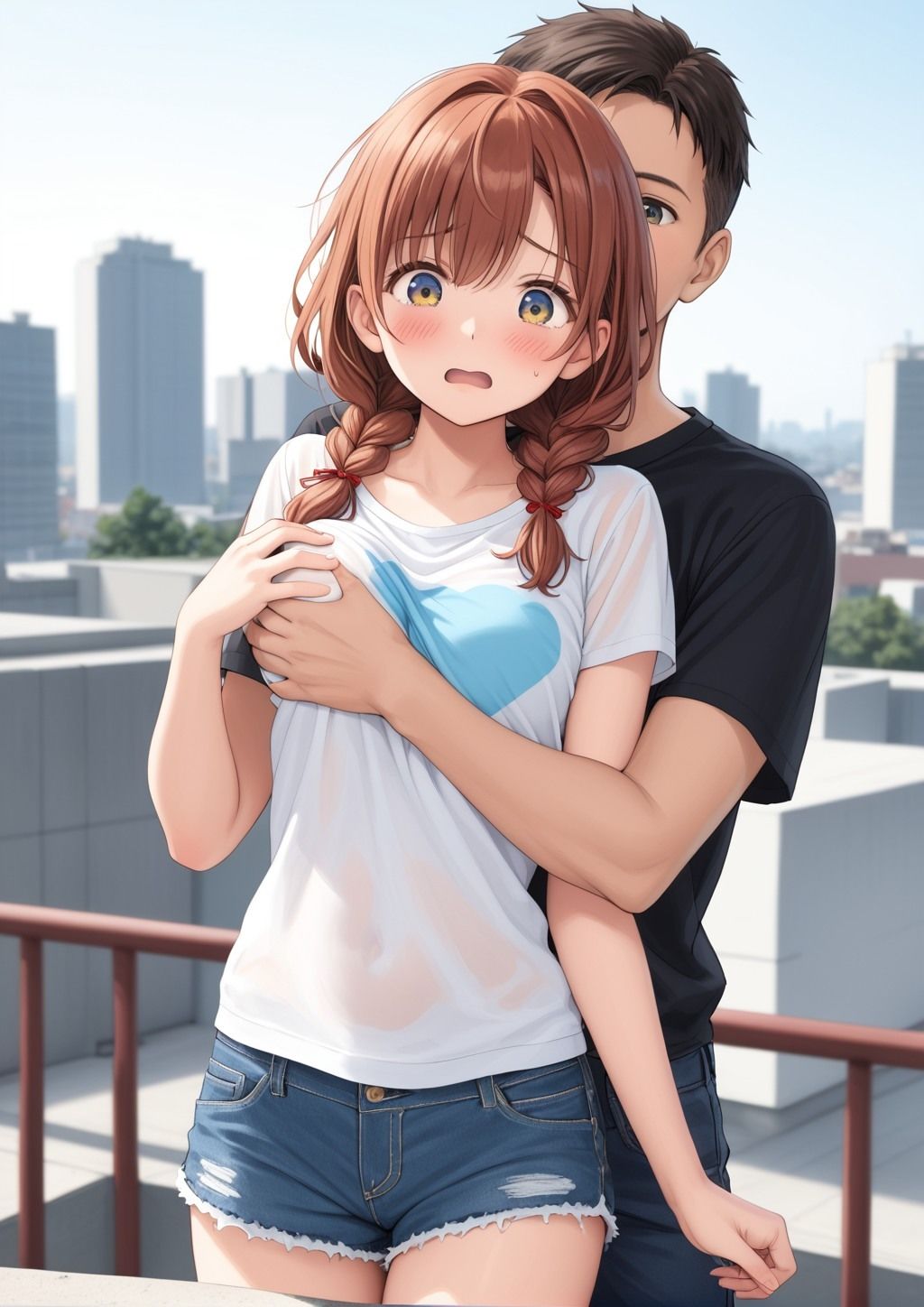 ちょっと服の上から胸を触らせてもらえませんか？ サンプル6ページ目