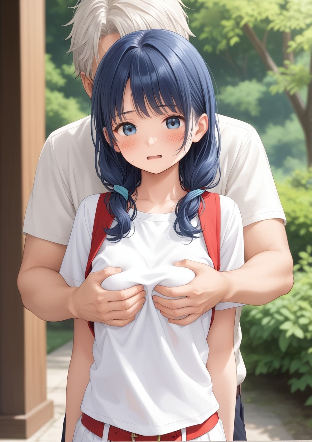 ちょっと服の上から胸を触らせてもらえませんか？ サンプル8ページ目