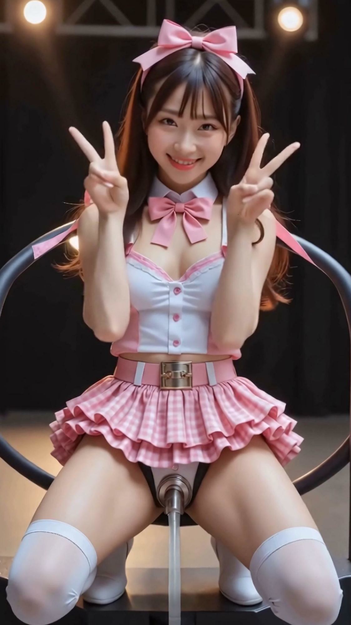 【動画】限界突破 精〇で投票！清純アイドルのお楽しみ抽選会 サンプル4ページ目