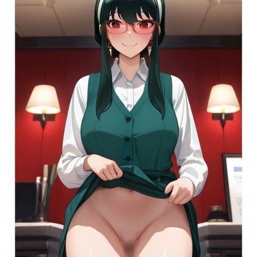 スパイフ◯ミリー  メガネ  ヨルさん サンプル2ページ目