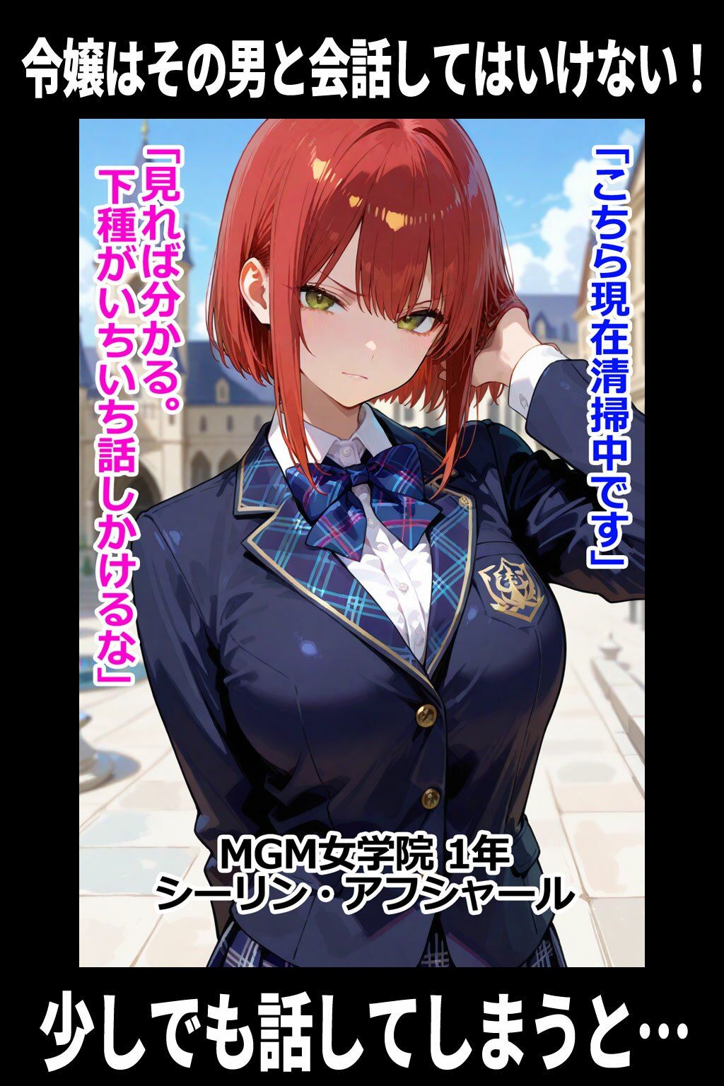 令嬢はその男と会話してはいけないVol.2 即堕ち2コマ サンプル1ページ目