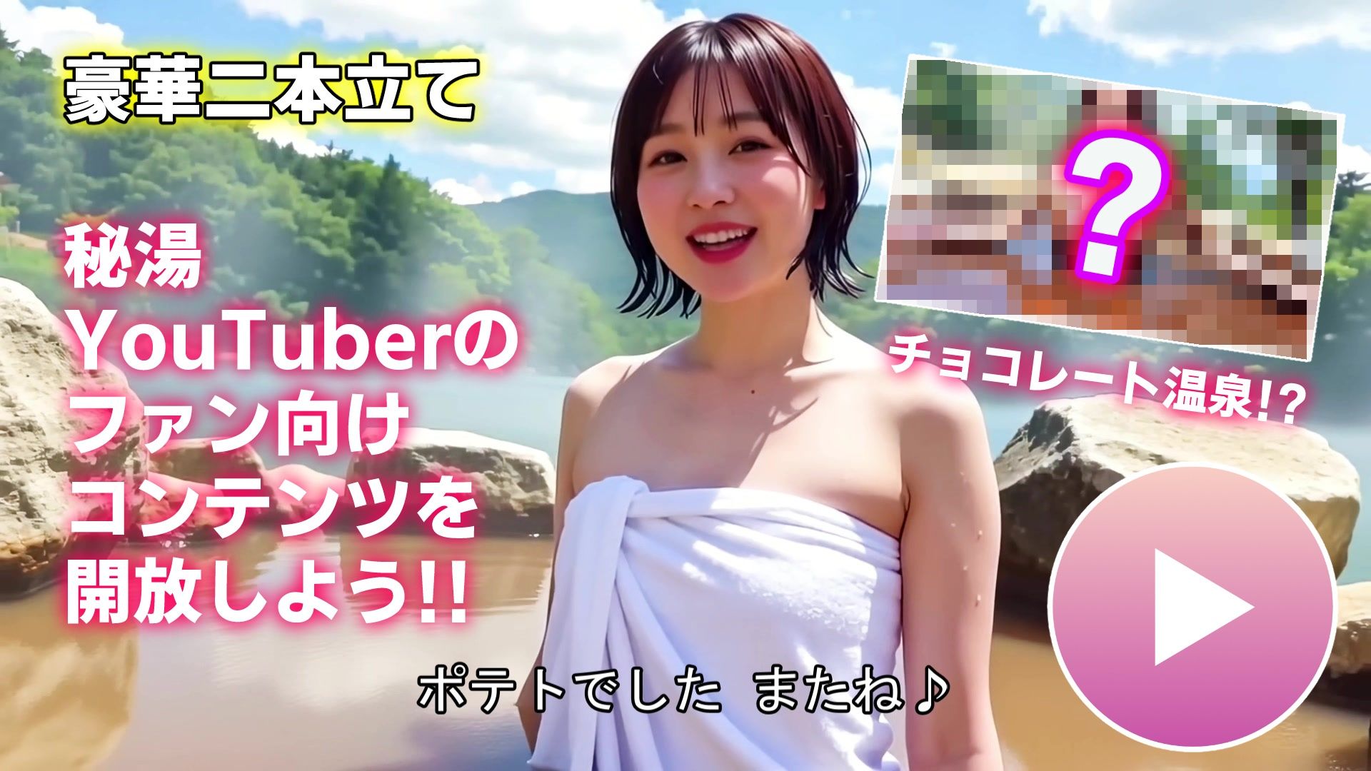 【動画】舐めたいエロ乳首接写スペシャル2！！〜秘湯YouTuberポテト＆ミスキャンバス決定 女体アート〜 サンプル9ページ目