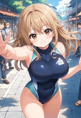 競泳水着女子4 サンプル3ページ目