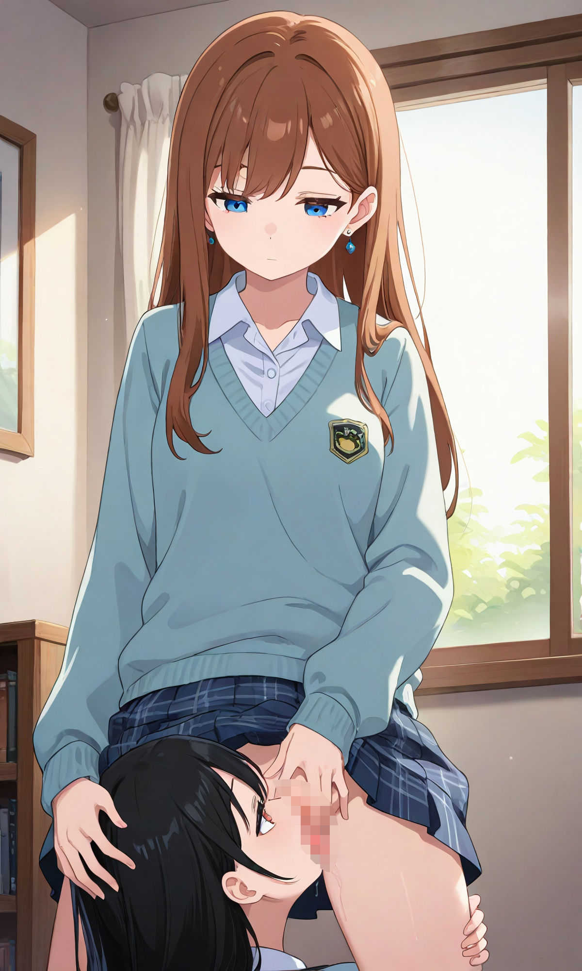 【百合】【クンニ】冷ややかな支配と淫らな悦び サンプル3ページ目