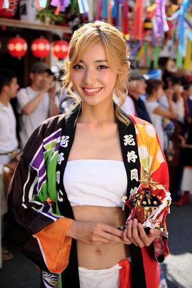 夏祭りはオッパイパラダイス サンプル1ページ目