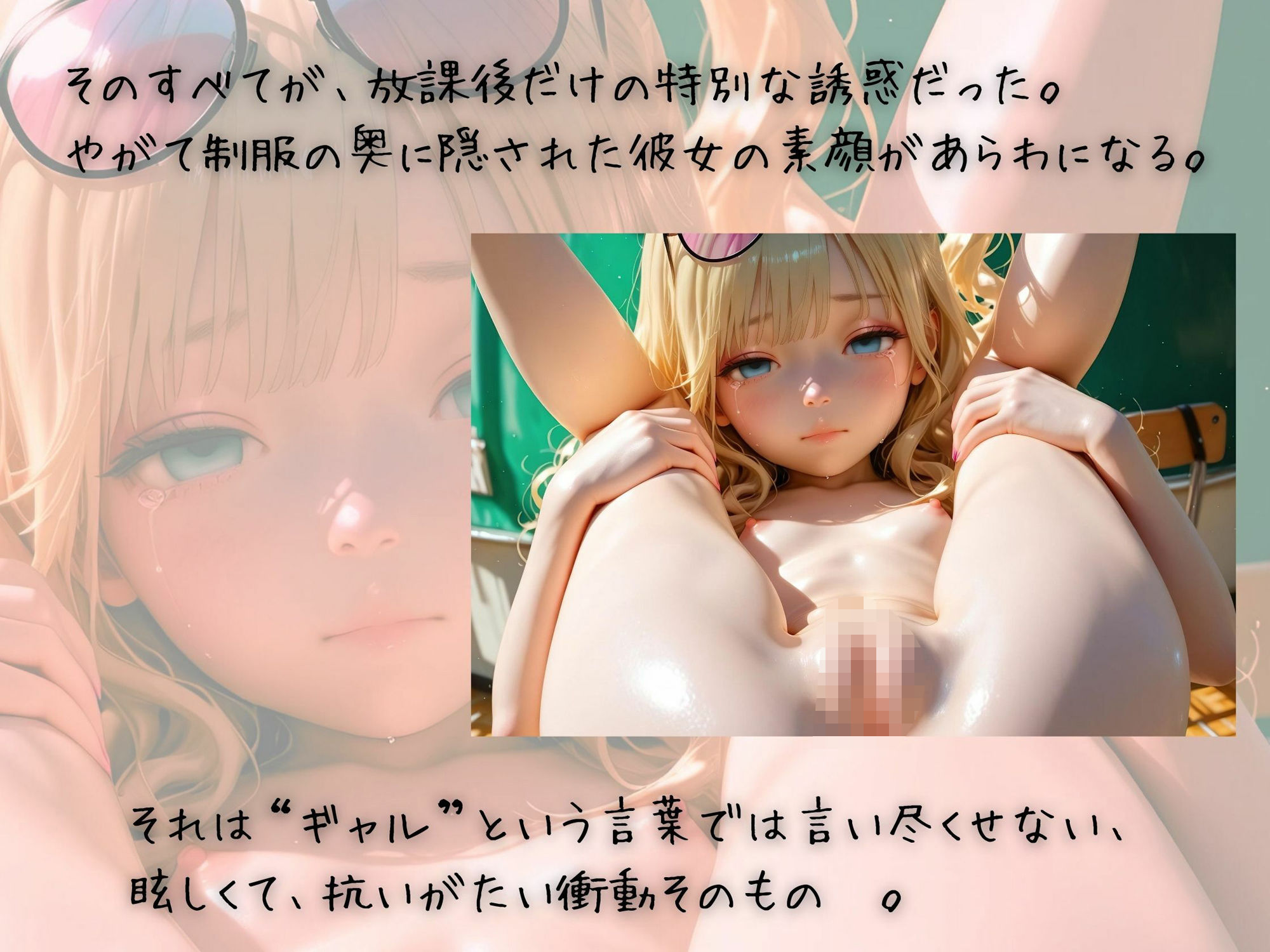 放課後リアル ＃07 〜金髪ギャルと放課後の誘惑〜 サンプル3ページ目
