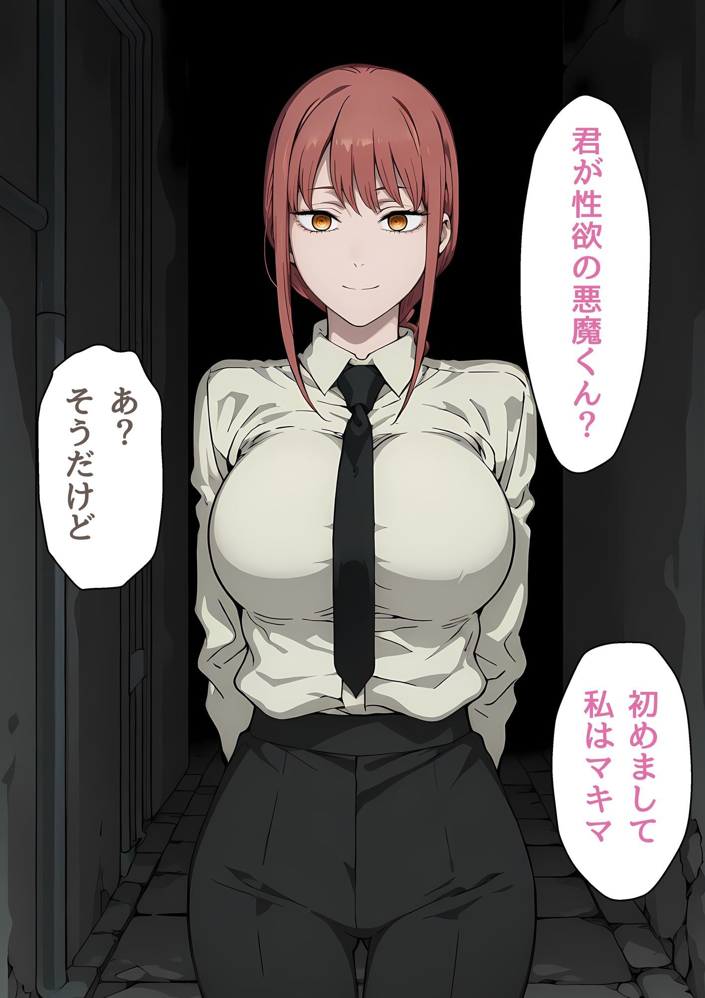 性欲の悪魔と毎日エッチする契約をしたマキ〇さん サンプル1ページ目