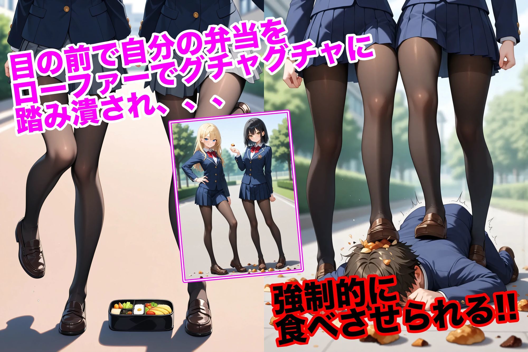 ドSなJK様集団のエグいイジメ サンプル4ページ目