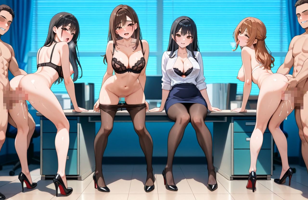 OL性活  乱交オフィス編 サンプル5ページ目