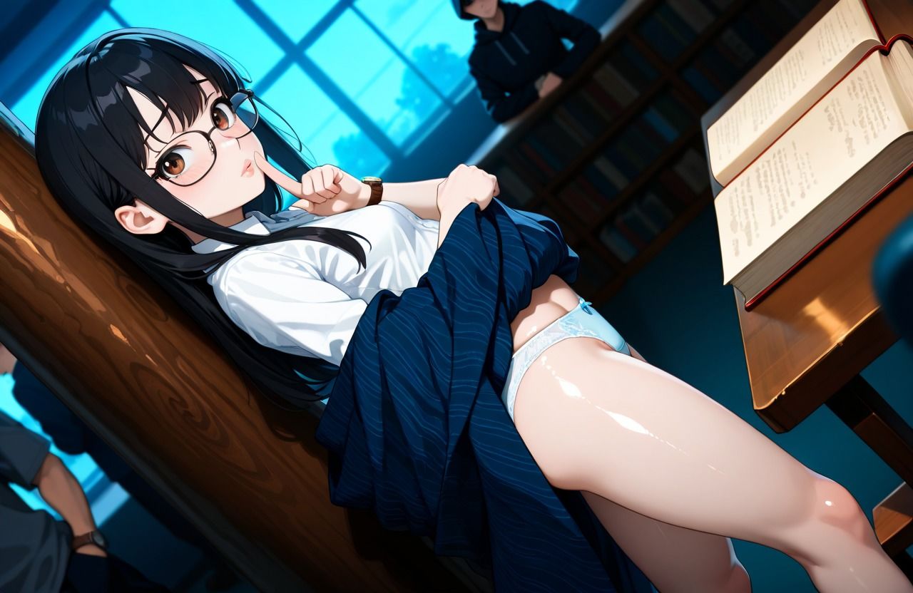 育性女子  図書委員のひみつ編 サンプル4ページ目