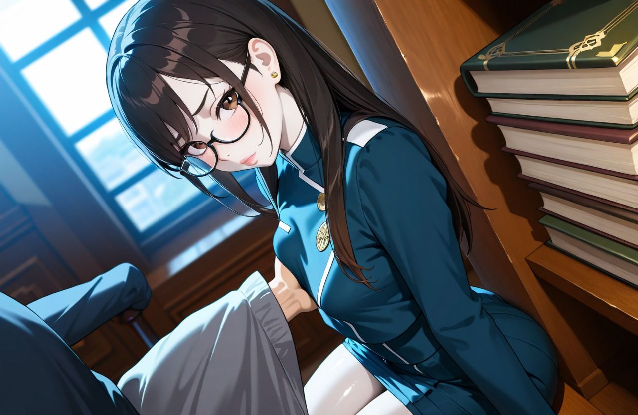 育性女子  図書委員のひみつ編 サンプル5ページ目