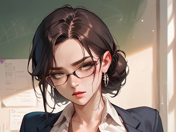 緊縛イラスト集3（眼鏡の女教師編）