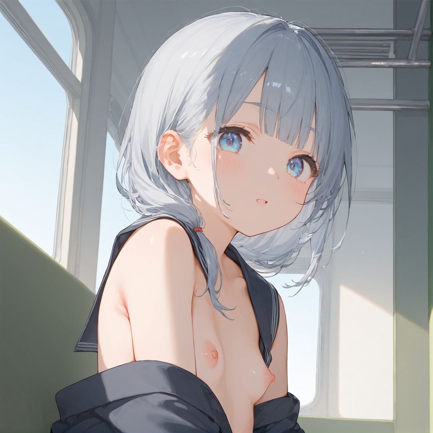 ビッチ用レ●プ車両！乗ったら終点まで乗り継ぎまくってください4【制服美少女の厳選CG258枚収録】 サンプル8ページ目