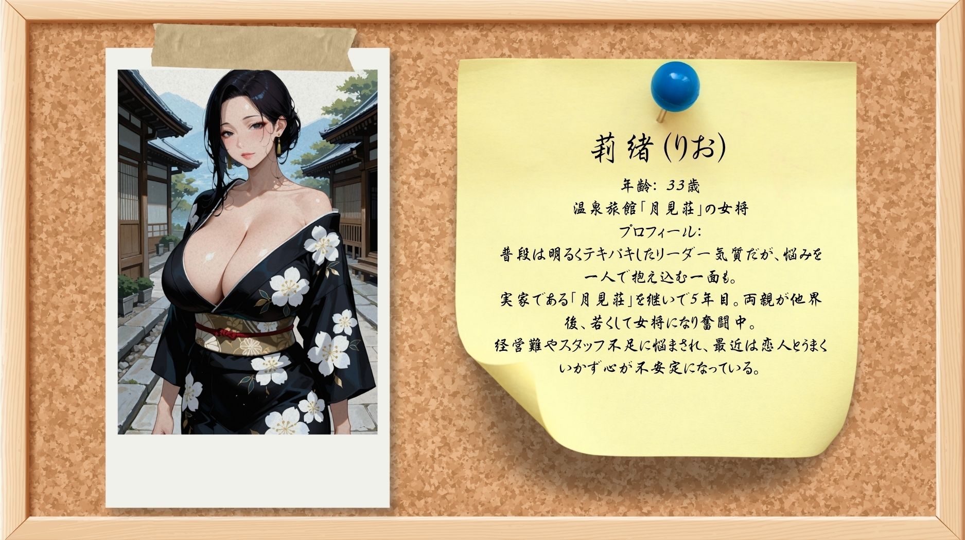 旅館の女将が落ち込んでいたので中出ししてあげた件 サンプル2ページ目