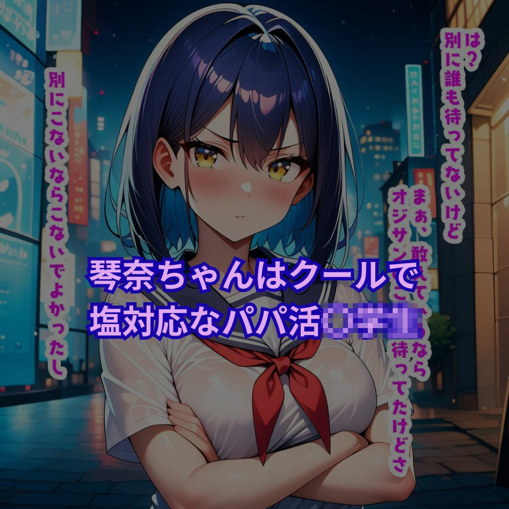 冴えないオジサンとクールなパパ活少女 サンプル2ページ目