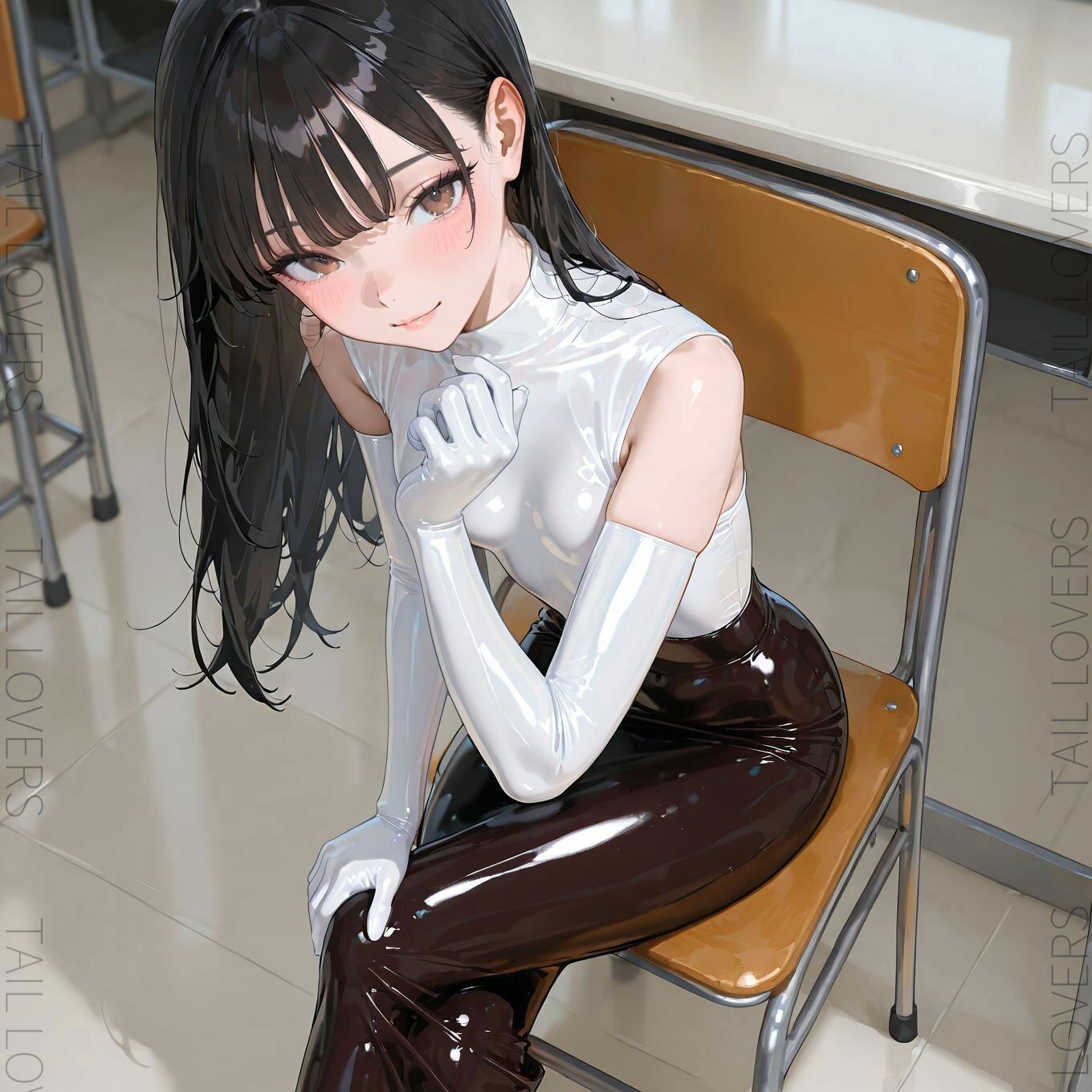 ラバー好きな美人教師と過ごす5日間【二日目】 サンプル4ページ目