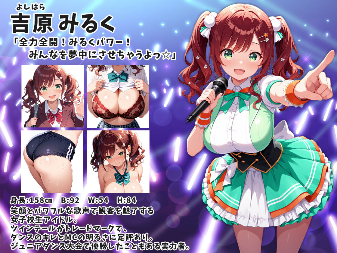 女子校生アイドルの大胆裏画像が大流出！〜吉原みるく編〜 サンプル3ページ目