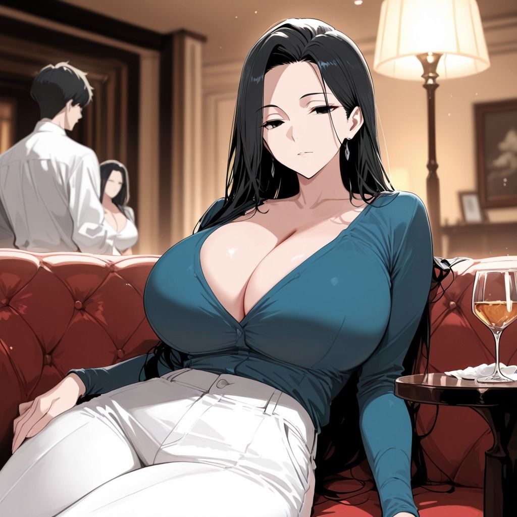 爆乳人妻は夫公認？NTR妻 サンプル1ページ目