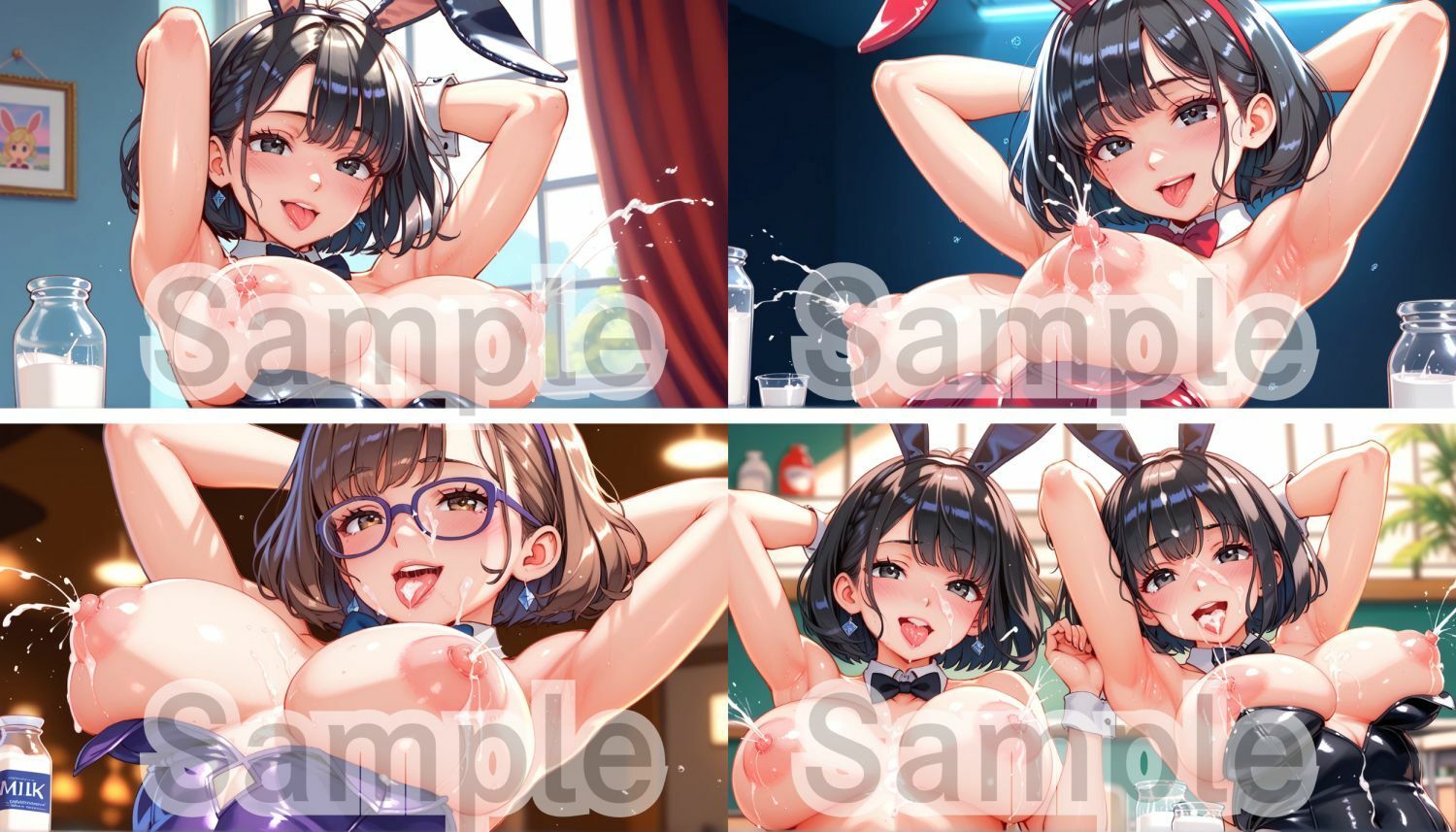 私立爆乳母乳学園 〜ハロウィン文化祭〜 サンプル2ページ目