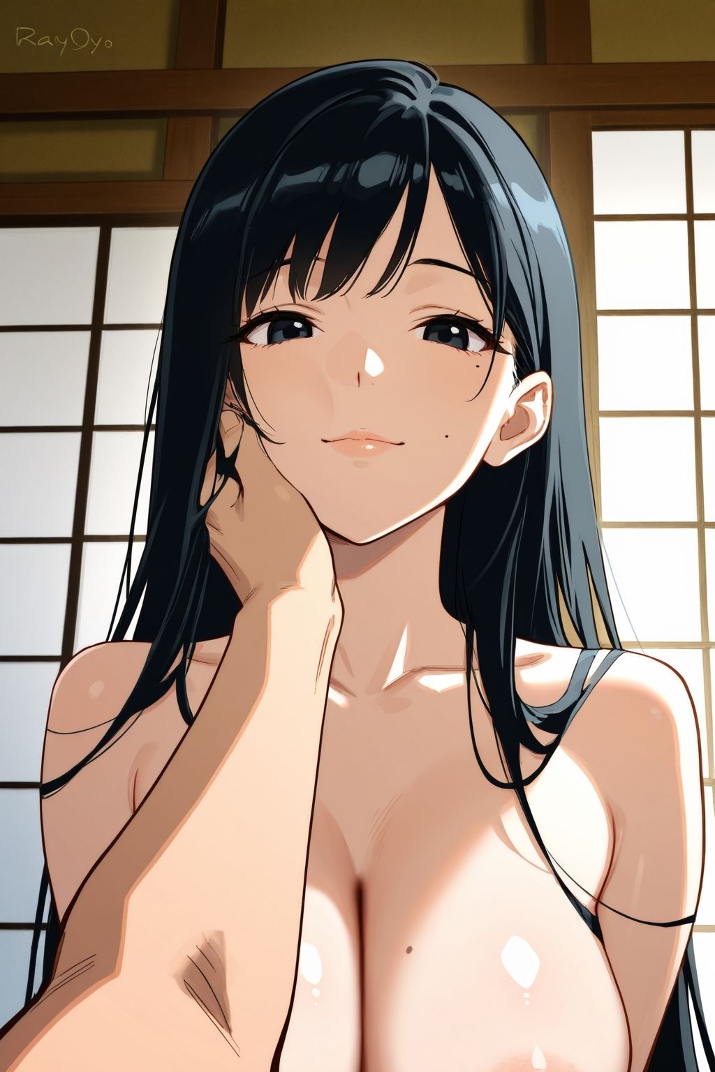 爆乳おねえさんは好きですか？黒髪ロングヘア美女を弄びたい【高画質213ページ】 サンプル3ページ目