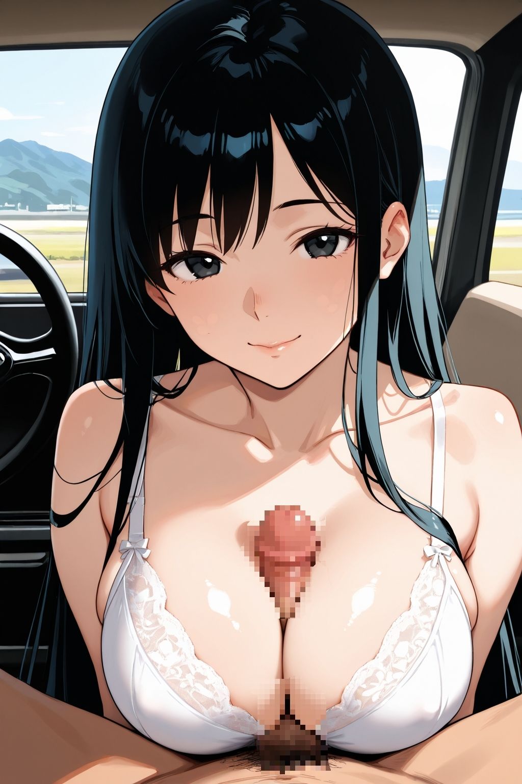 爆乳おねえさんは好きですか？黒髪ロングヘア美女を弄びたい【高画質213ページ】 サンプル5ページ目