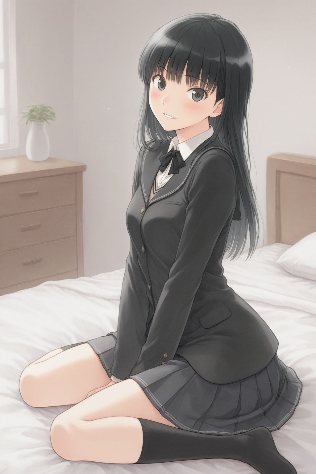 好感度MAX委員長とのCG集 サンプル1ページ目