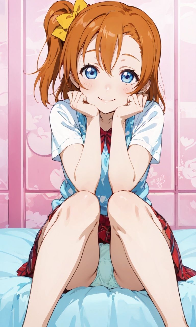 虹かけ誌   ラブライブ！  イラスト集27   高坂穂乃果  やっぱりドピュん？！ サンプル2ページ目