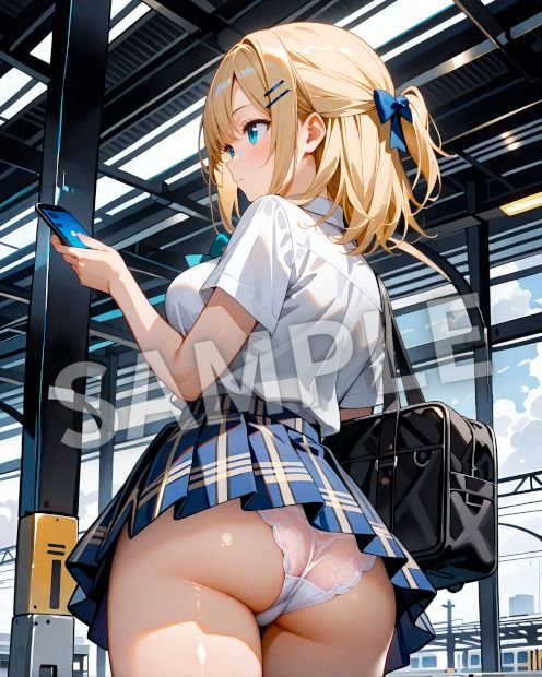 駅ナカ無防備ガール サンプル8ページ目