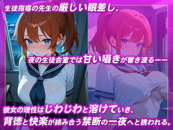 性徒指導。巨乳の生徒会長に激しく中出し即ハメ サンプル1ページ目