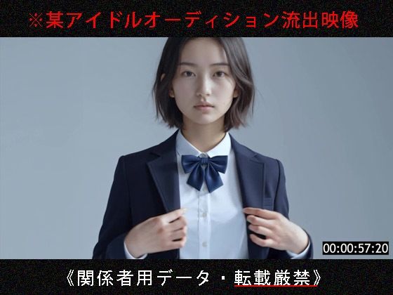 某アイドルオーディション流出映像【No.1009】