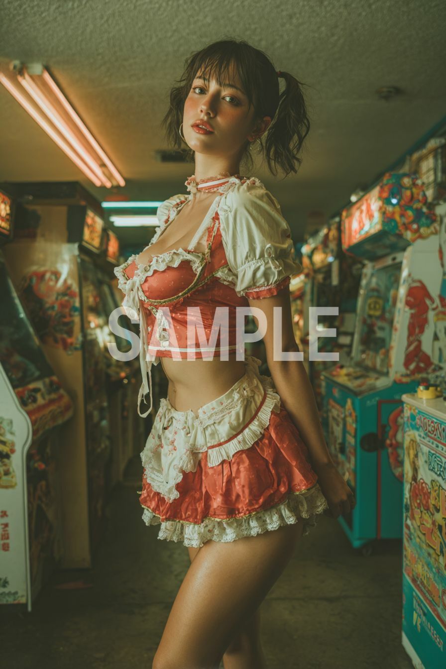 AI美女図鑑  2025  X’smas編 サンプル3ページ目