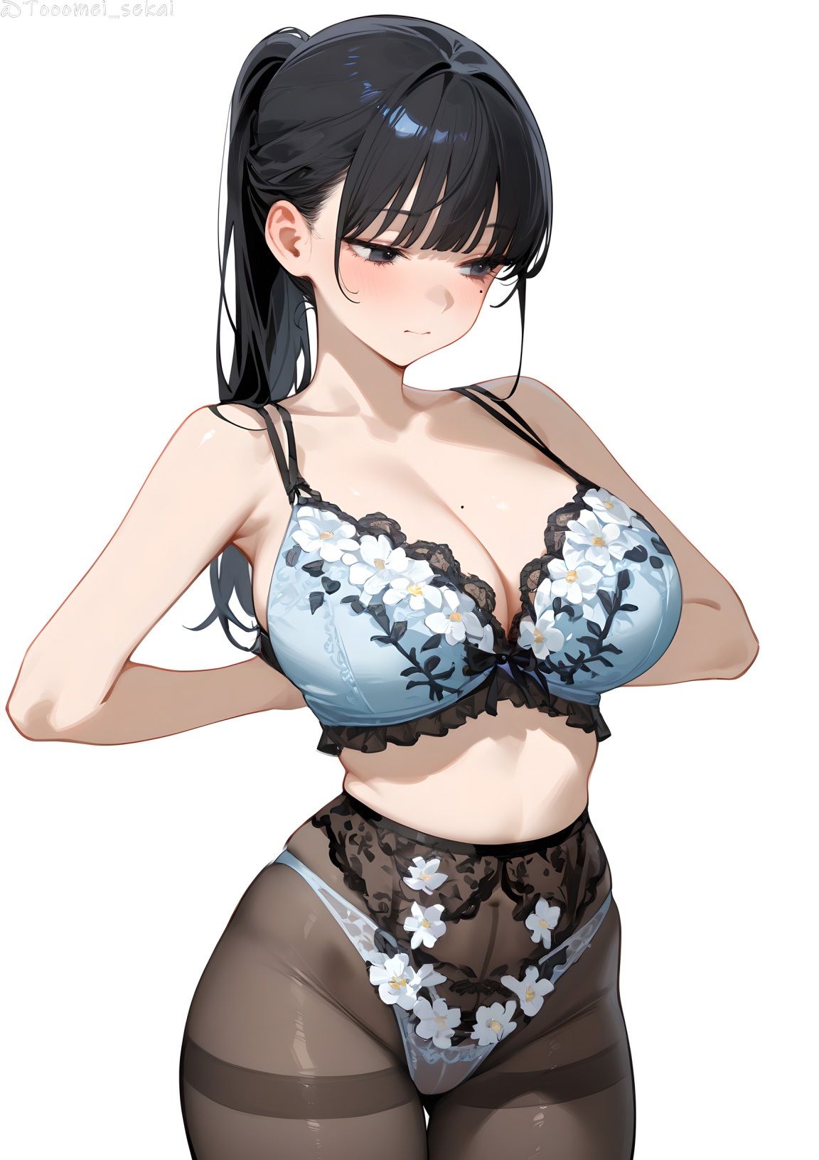 Kカップ爆乳J〇のポニテちゃんがHしたりNTRたりする本 サンプル7ページ目