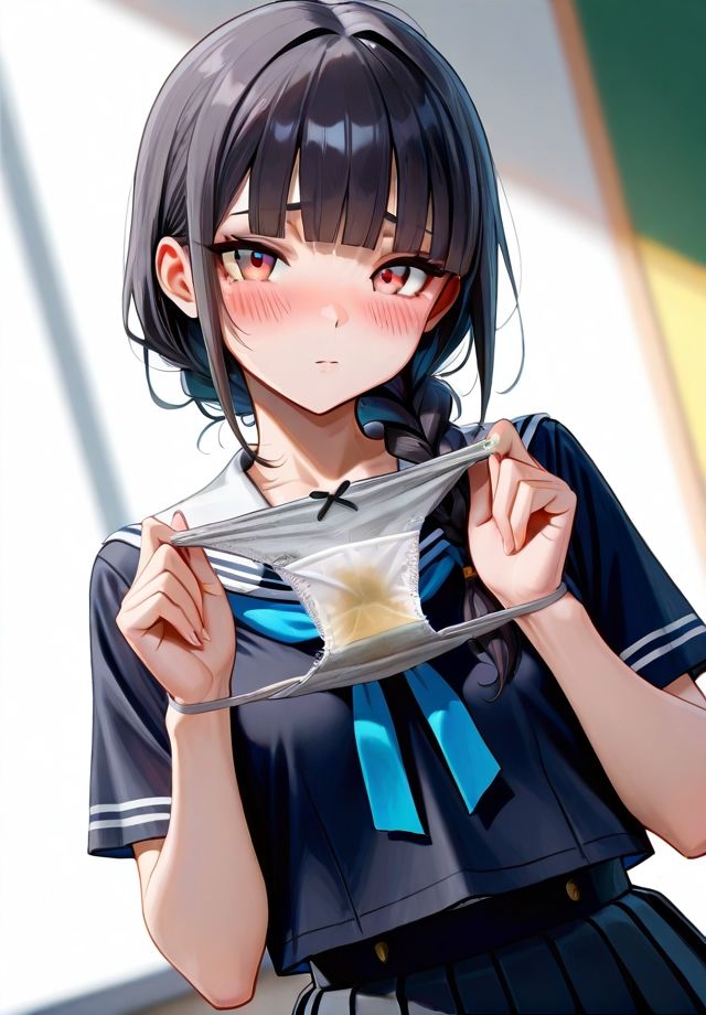脱ぎたて汚パンティを見せてくれる サンプル4ページ目