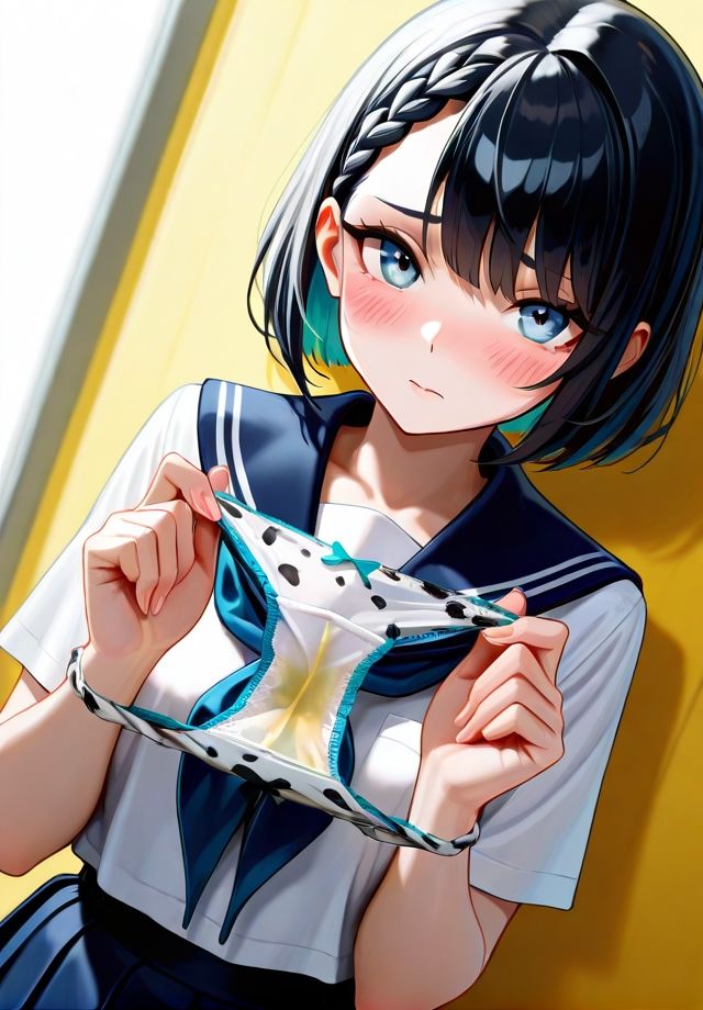 脱ぎたて汚パンティを見せてくれる サンプル6ページ目