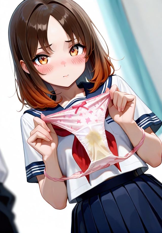 脱ぎたて汚パンティを見せてくれる サンプル7ページ目