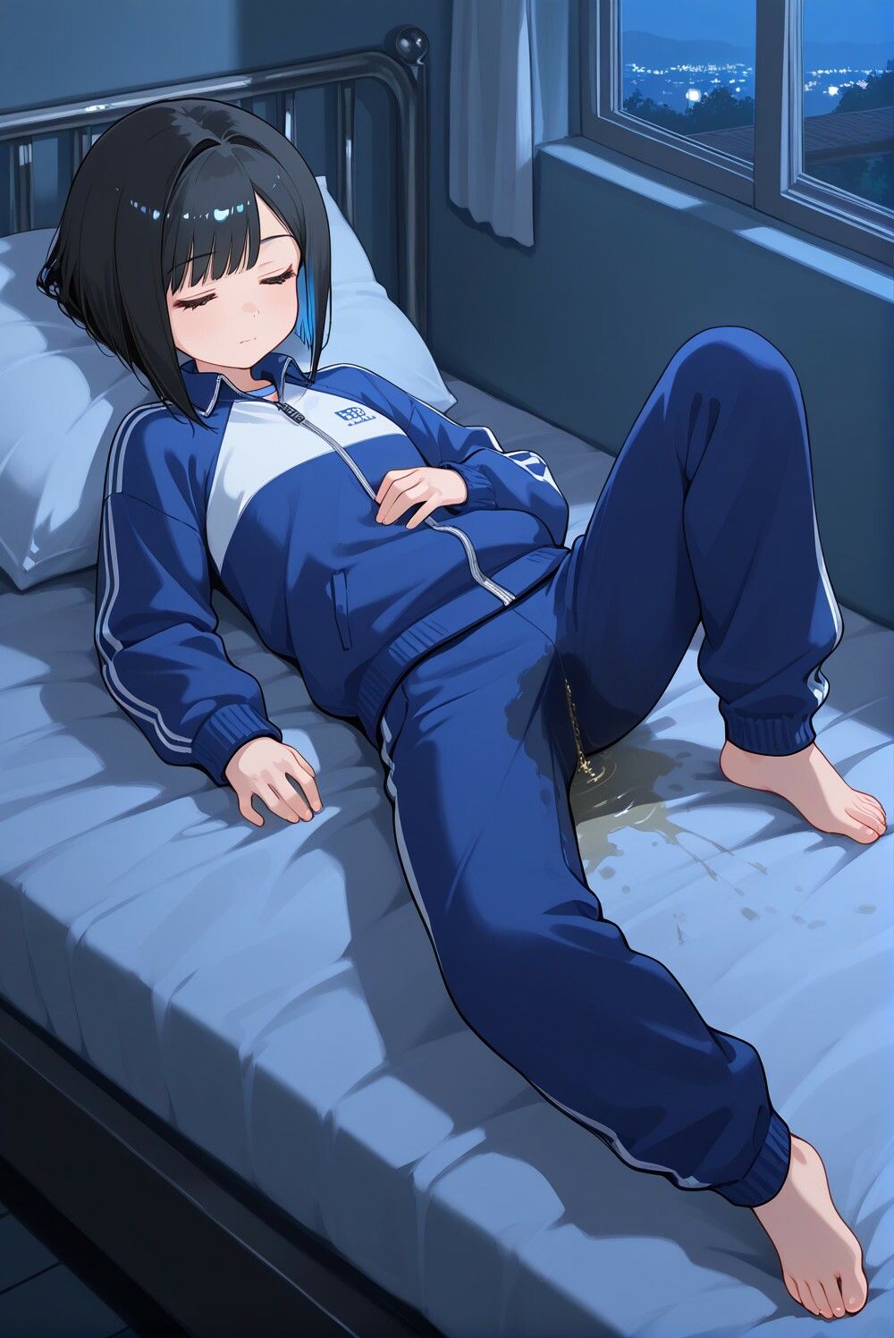 少女のおねしょダイアリー サンプル5ページ目