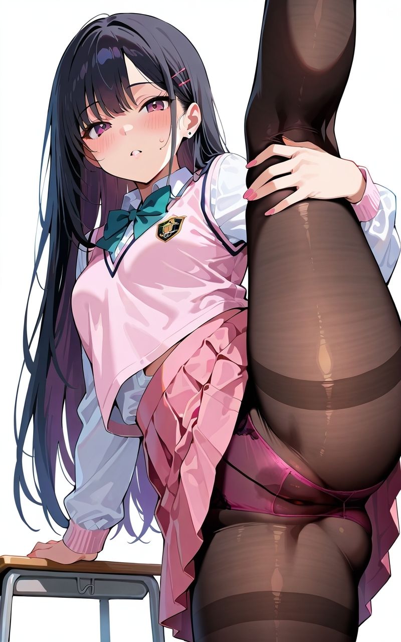 パンスト？巨乳少女 サンプル1ページ目