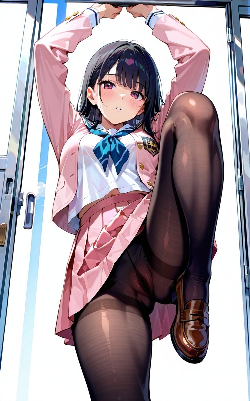 パンスト？巨乳少女 サンプル2ページ目