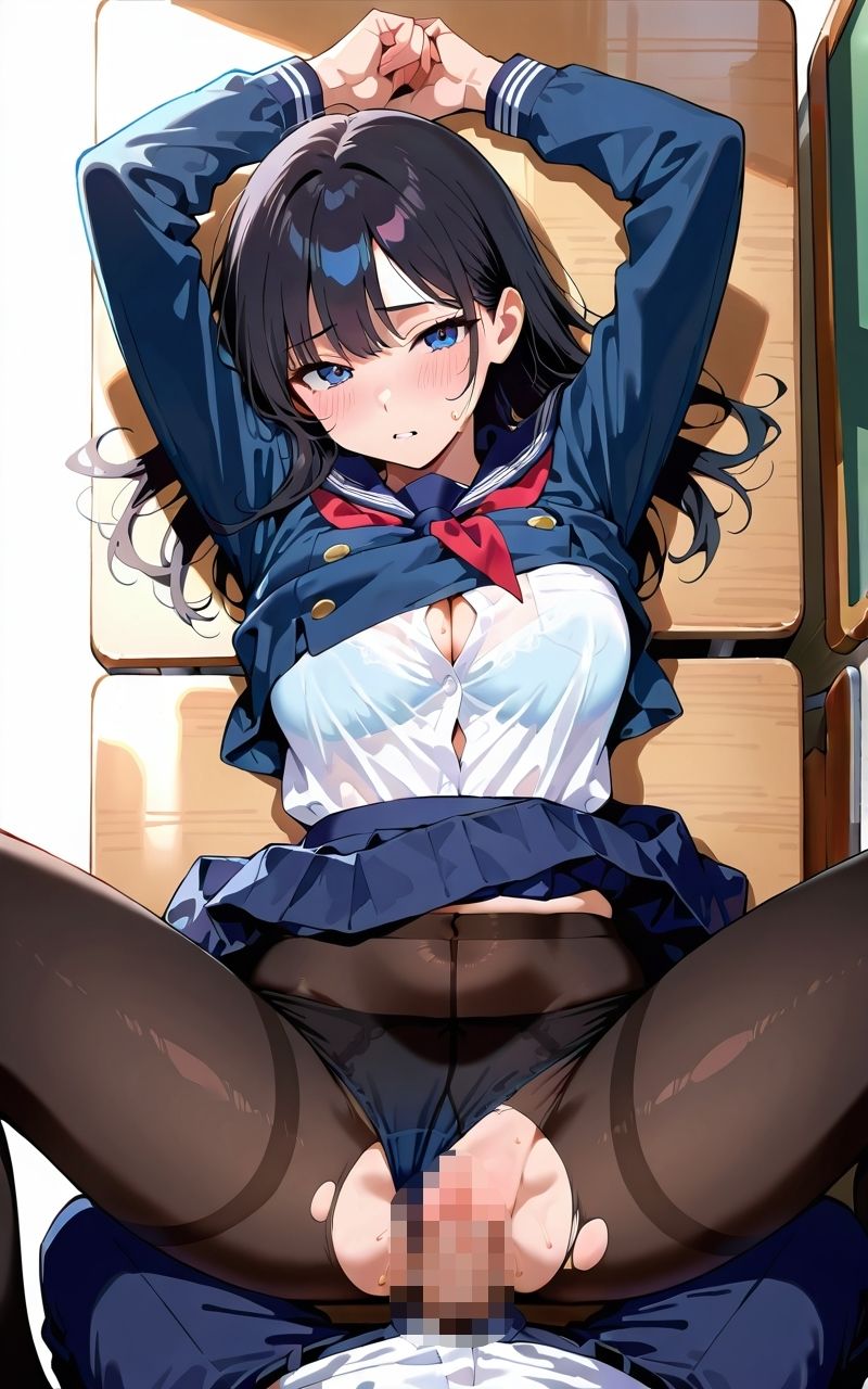 パンスト？巨乳少女 サンプル5ページ目