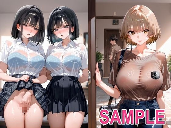 胸育学園NO.7  ギャル化した爆乳従妹のパンチラ誘惑で理性がぶっ飛び中出し連射 サンプル7ページ目
