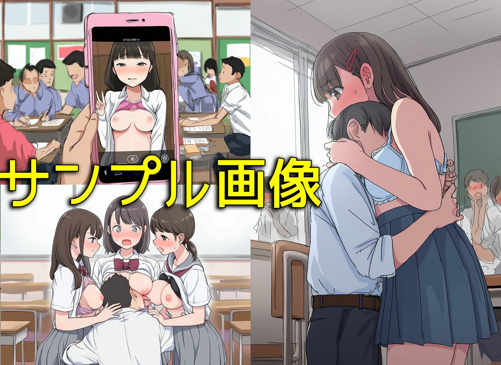 僕はクラスメイト全員の女子のおっぱいを揉み放題なんだ5  ハーレム大好き編 サンプル6ページ目