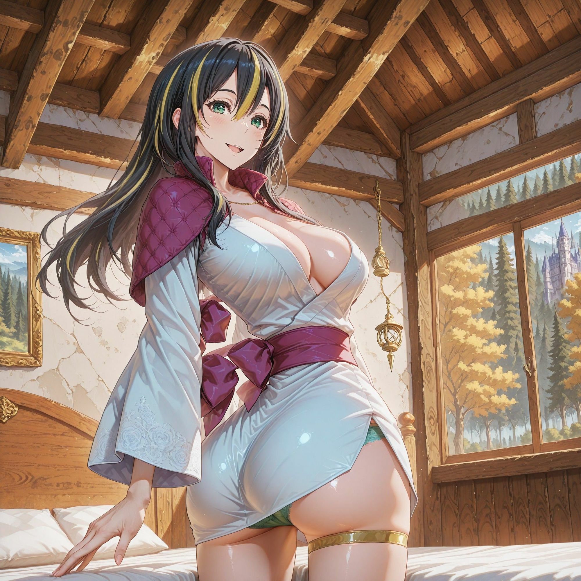 【衣装多種】頼れる綺麗なお姉さん、ア〇ビスのアヘ顔がだらしなくてエロイ_SEXオナニー編 サンプル1ページ目